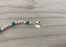 Load image into Gallery viewer, 9 Carat Yellow Gold and Green Onyx Beaded Bracelet